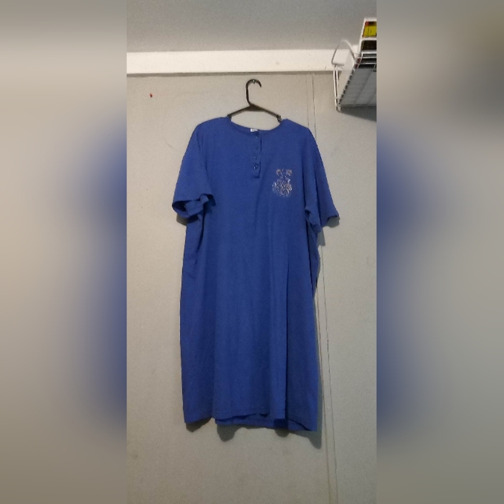 Long comfortable night gown